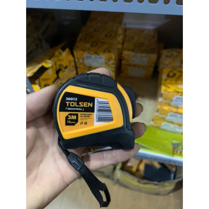 THƯỚC CUỘN TỰ ĐỘNG TOLSEN TỪ 3Mx16mm - 10Mx25mm - HÀNG CHÍNH HÃNG