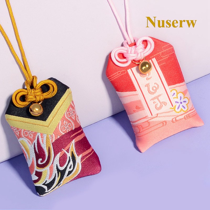 Móc Khóa Cầu Nguyện Omamori May Mắn Cho Fan Hâm Mộ Zhongli Xiao Yae Miko