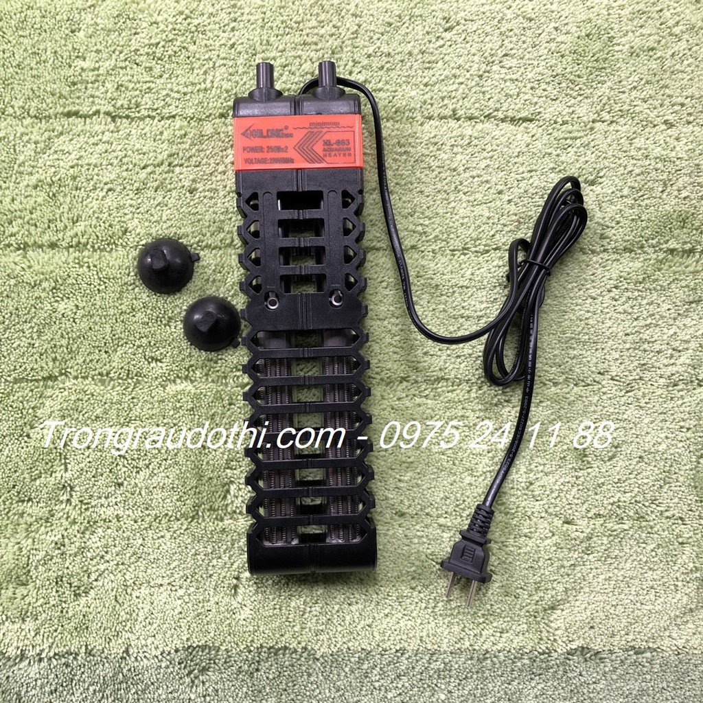 Sưởi hồ cá cao cấp Xilong 500W - 1000W XL-663, có chống bỏng, hàng sịn