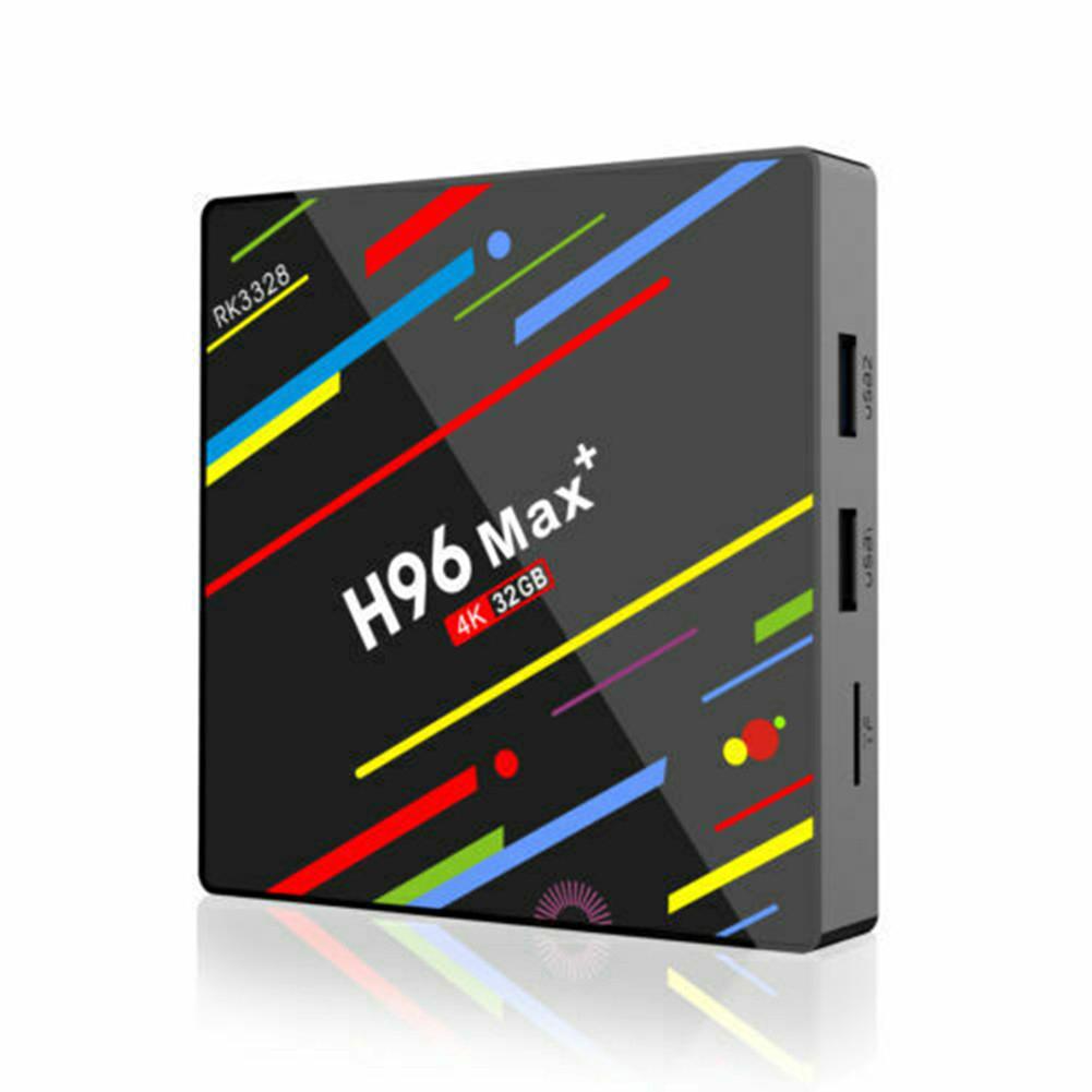 H96 Max + Android 8.1 TV Box RK3328 Quad Core 4GB RAM + 32GB ROM 4K Media Player