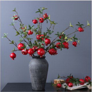 Cành lựu giả 6 quả cao cấp