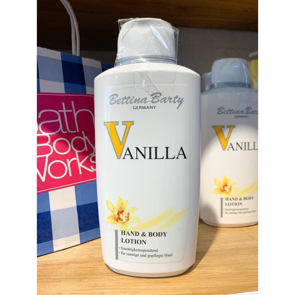 Sữa Dưỡng Thể Hương Nước Hoa Vanilla Đức - Lotion Sữa Chua Trắng Da Bettina Barty Vanila Đức 500ML - VANNILA ĐỨC