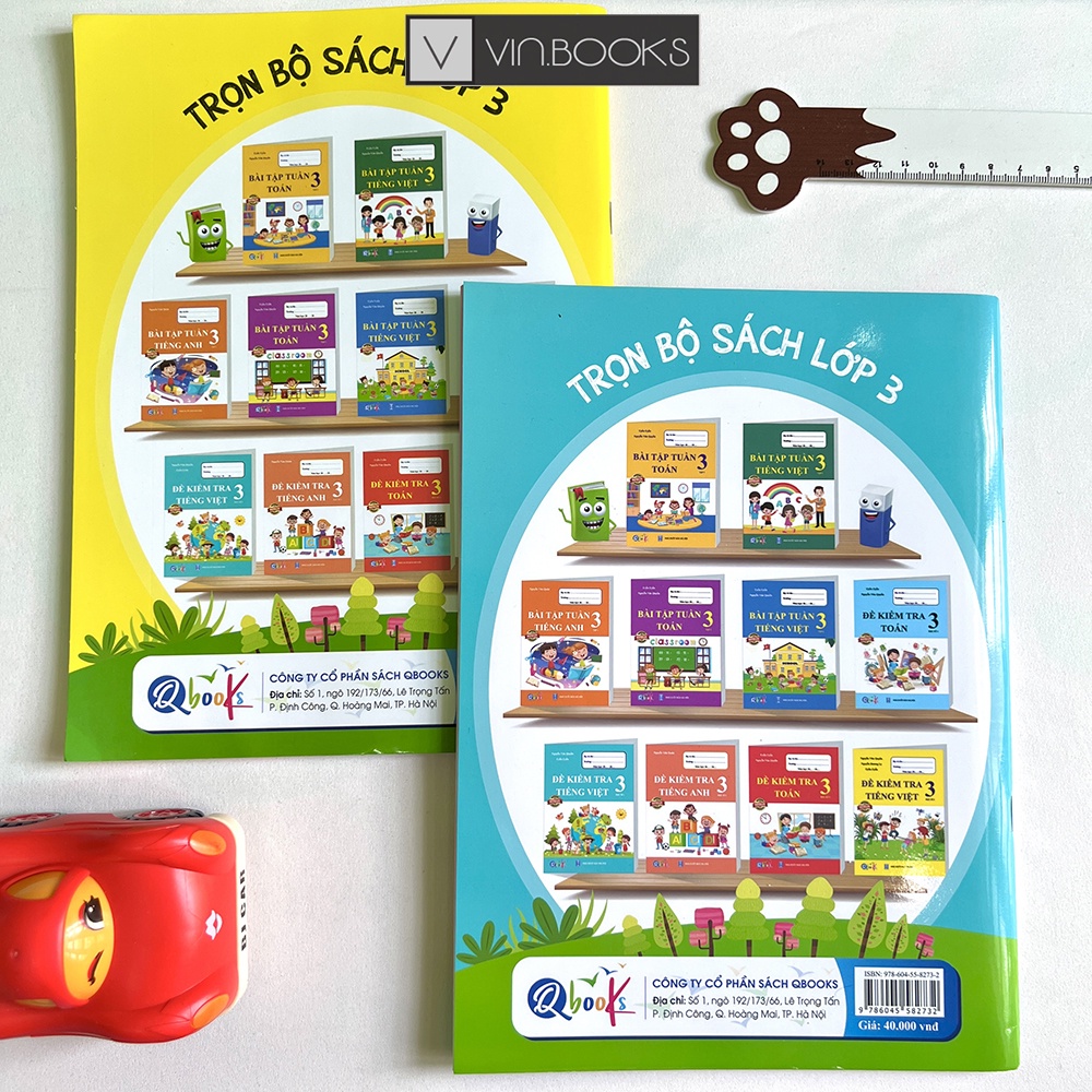 Sách - Đề Kiểm Tra Tiếng Việt Lớp 3 - Combo 2 Quyển Học Kì 1 và 2