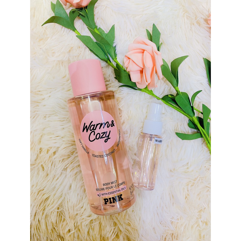 🤎 𝐁𝐨𝐝𝐲𝐦𝐢𝐬𝐭𝐯𝐧 - [Bill Mỹ] Xịt Thơm Body Victoria Secret Warm Cozy 33ml 🤎