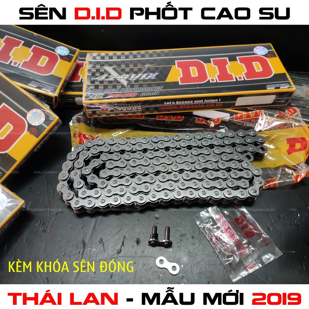 Sên TFX - Sên DID 9 ly phốt cao su chính hãng