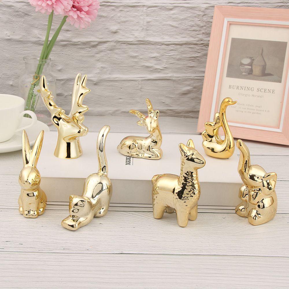 Mô Hình Tượng Nhỏ Màu Sắc Vàng Sáng Tạo Dùng Làm Đạo Cụ Chụp Ảnh