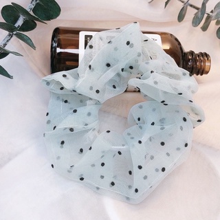 💋CỘT TÓC SCRUNCHIES VOAN CHẤM BI 💋