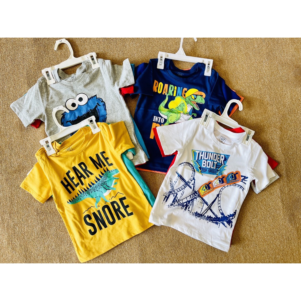 Áo thun bé trai cộc tay 1 tuổi đến 5 tuổi, xuất dư thun cotton ATCC - Bebefamilyshop