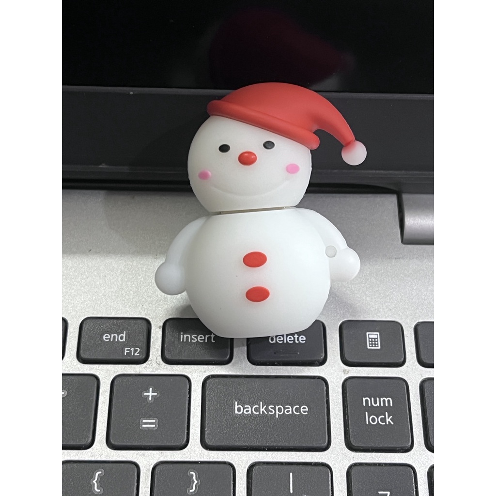 Mới USB 2.0 1GB 2GB 4GB 8GB 16GB 32GB 64GB 128GB Bằng Silicon Hình Ông Già Noel Đội Nón