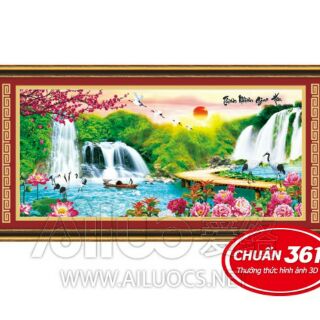 Tranh thêu 3d phong cảnh 53323