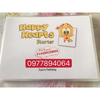 Flashcards  Happy Heart Stater ☘️ép plastics bền đẹp💯giáo cụ dạy học cần thiết cho giáo viên Tiếng Anh