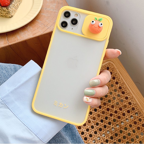 Ốp lưng iphone trượt camera  Trái cây  6/6s/6plus/6splus/ 7plus/ 8plus / x /xs /xs max /11 /11 promax Dino Case