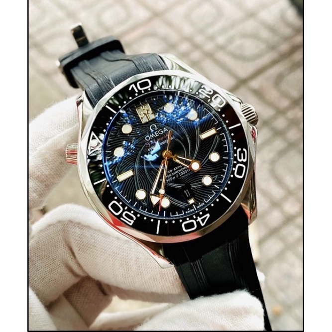 Đồng Hồ Nam Omega_Seamaster "007- 𝙅𝙖𝙢𝙚𝙨 𝘽𝙤𝙣𝙙" 𝙇𝙞𝙢𝙞𝙩𝙚𝙙, Máy Automatic - Cơ , Dây Cao Su , Size 42mm (1993watch)