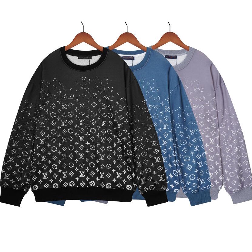 Áo Sweater Cotton Cổ Tròn In Họa Tiết Thời Trang Cho Nam Nữ