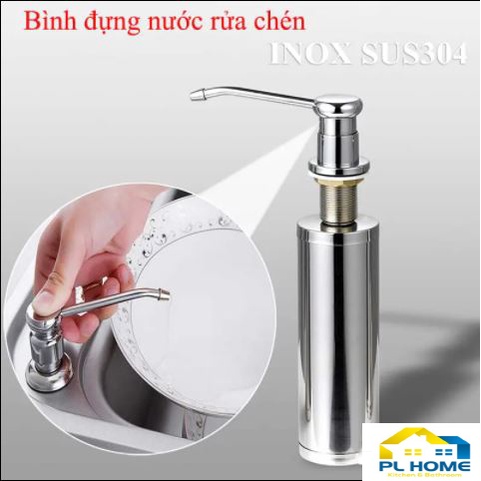 [Mã LIFEBKA5 giảm 10% tối đa 1 Triệu đơn 500k] Bình Đựng Nước Rửa Chén Âm Chậu Rửa Bát