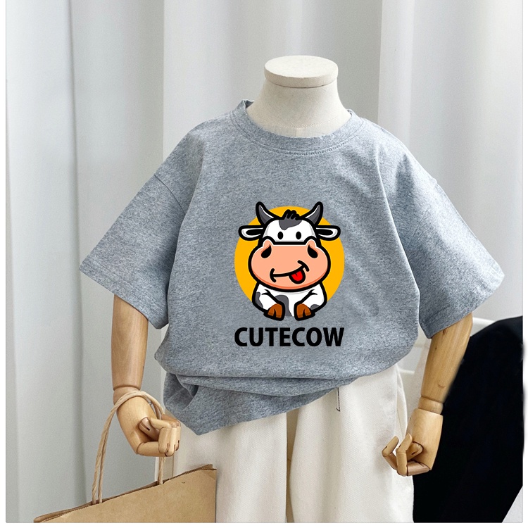 Áo thun bé trai, áo thun trẻ em, áo phông bé trai cotton mềm mát từ 7kg-22kg ATTE31-12-7