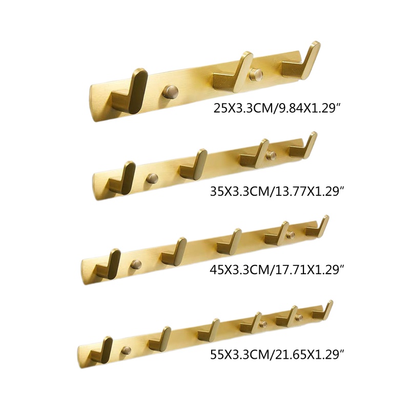 Móc Treo Khăn Tắm / Mũ / Chìa Khóa Bằng Nhôm Tiết Kiệm Không Gian Tiện Dụng