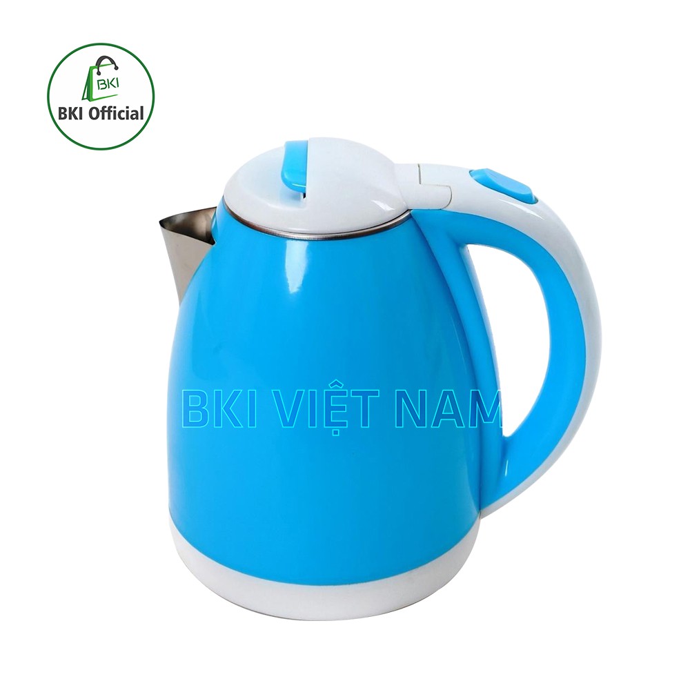 Ấm Đun Nước Siêu Tốc  2 Lớp Kettle 2L Cao Cấp, Chống Nóng, An Toàn 2 Lớp Cách Nhiệt - AMAU2L