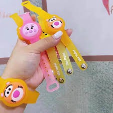 Đồng hồ Vòng đeo tay chống muỗi silicone phát sáng