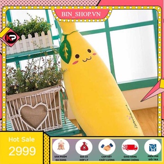 Gấu bông Trái Chuối cute vải nhung co giãn 4 chiều . Gối Ôm Hình Quả Chuối Siêu Mềm Mịn Hàng Cao Cấp