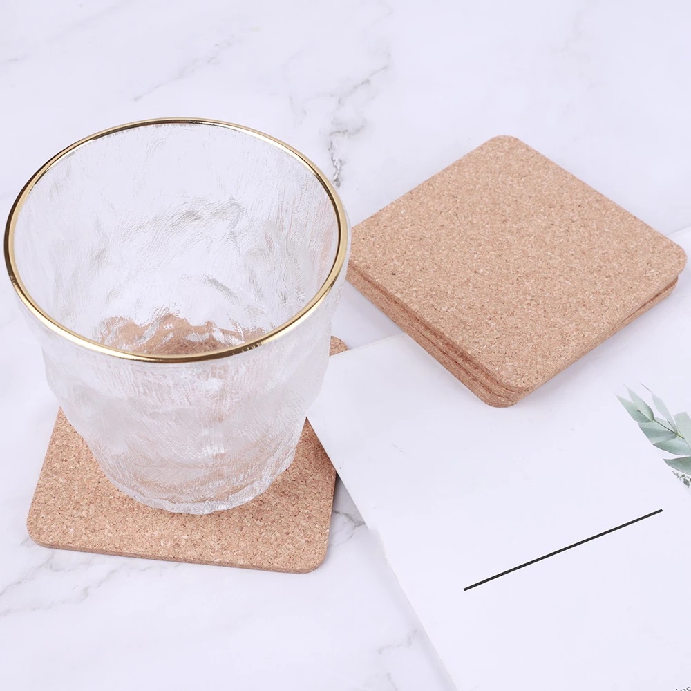 Đế Lót Ly Mini Hình Vuông / Tròn Có Thể Tái Sử Dụng