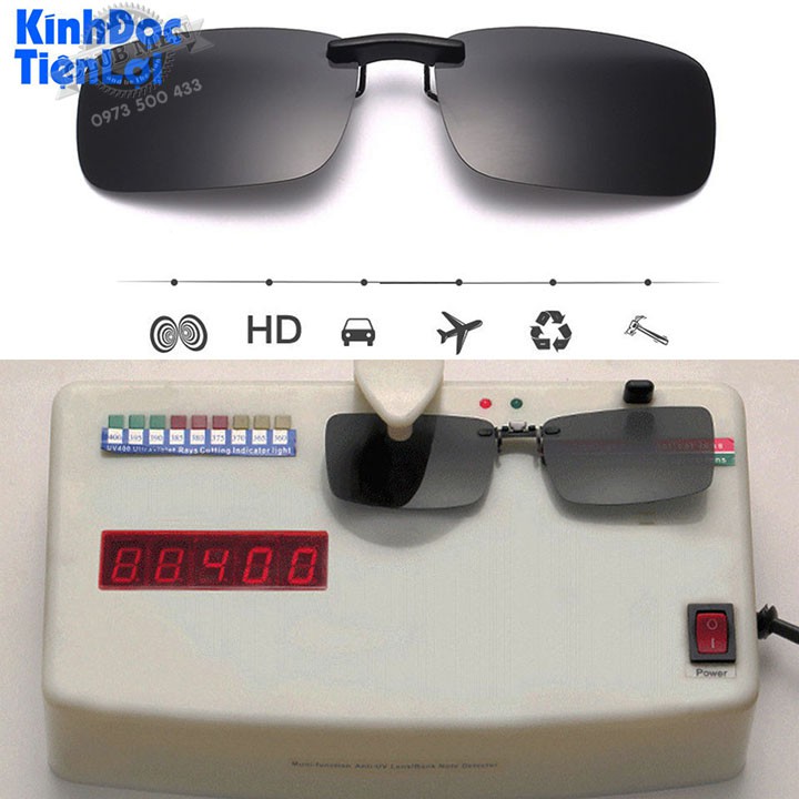 KÍNH RÂM CẬN KÍNH RÂM KẸP CHO NGƯỜI CẬN THỊ (Tặng Hộp và Khăn lau) | BigBuy360 - bigbuy360.vn