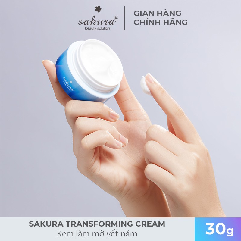 Kem giảm nám toàn diện Sakura Transforming Cream 30g