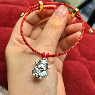 Vòng đỏ mix charm thần tài