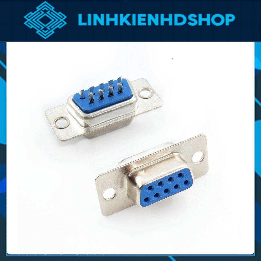 Đầu Cổng COM DB9 Thẳng Hàn Dây/ Đực hàn dây/ Cái hàn dây/ Vỏ DB nhựa