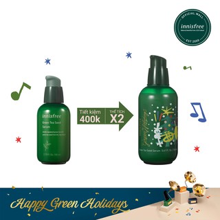 [PHIÊN BẢN HOLIDAY!] Tinh Chất Dưỡng Ẩm Sâu, Phục Hồi Da Mụn Innisfree Green Tea Seed Serum Holiday LTD 160ml