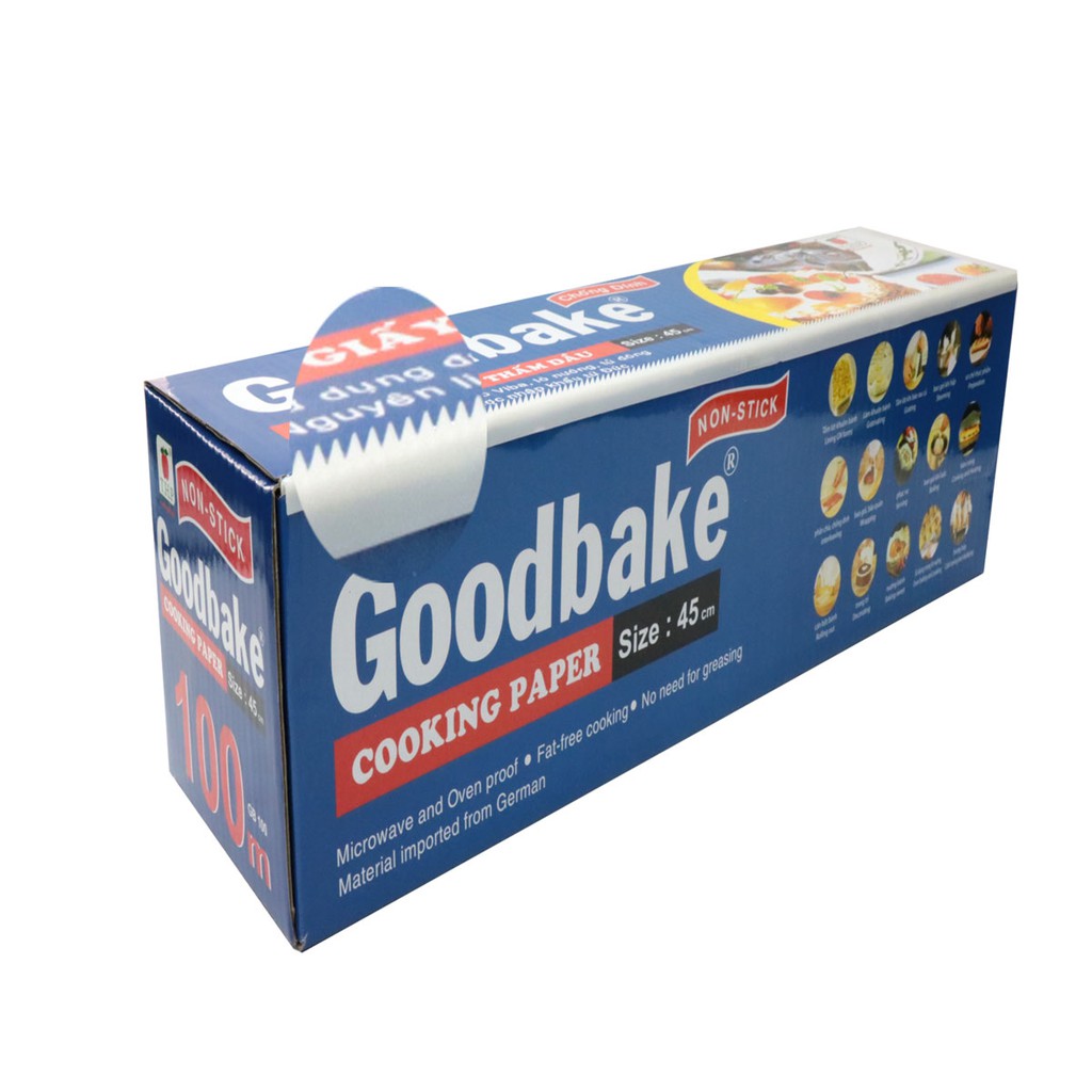 [GB100] Giấy nến nướng bánh GOODBAKE Baking Paper (45cm x 100m)