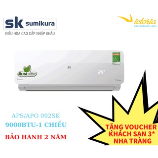 Miễn phí công lắp đặt & vật tư - điều hòa không khí 1 chiều sumikura 9000btu inverter – aps.apo092 mới