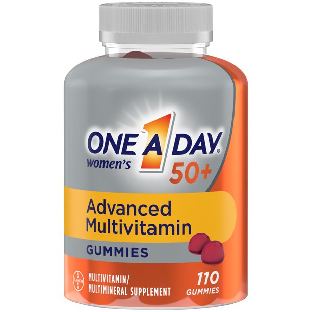 Kẹo vitamin tổng hợp cho nữ One A Day Women's 50+ Gummies Multivitamin w/ Immunity and Brain Support