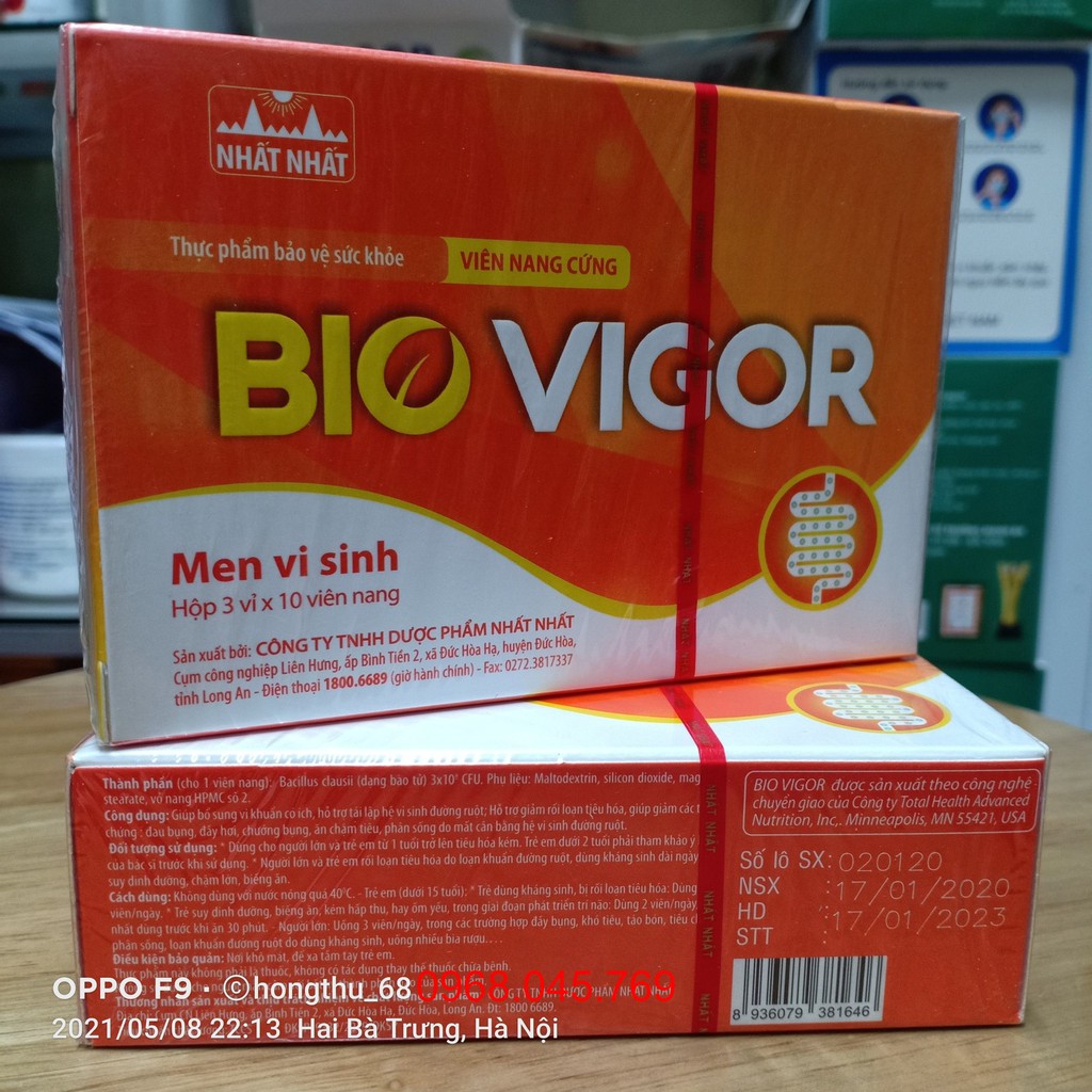 Men vi sinh Bio Vigor giúp lập lại cân bằng hệ vi sinh đường ruột