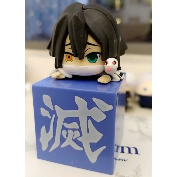 Mô hình Xà Trụ Iguro Obanai Demon Slayer phối hộp vuông Robbit Anime thanh gươm diệt quỷ chibi loại lớn 1686 1