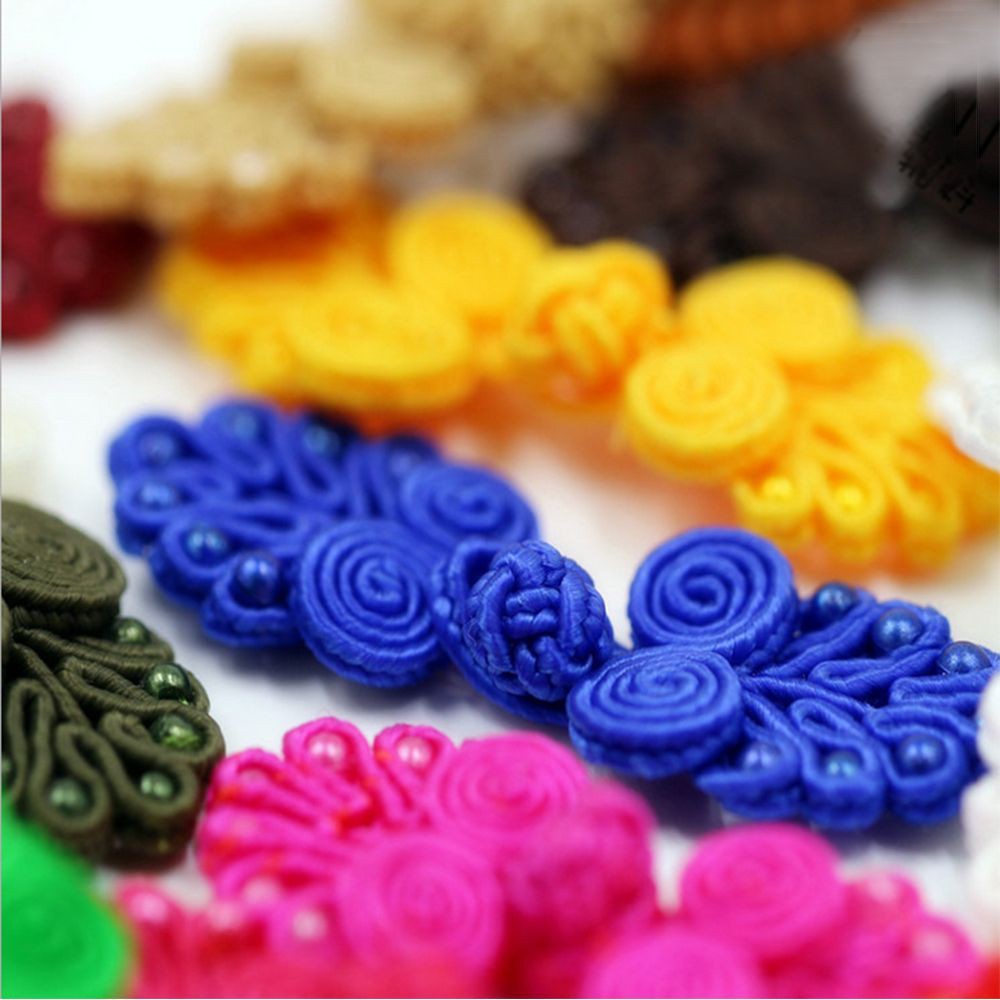 Bộ 5 nút áo dạng dây thắt kiểu Trung Hoa đẹp mắt