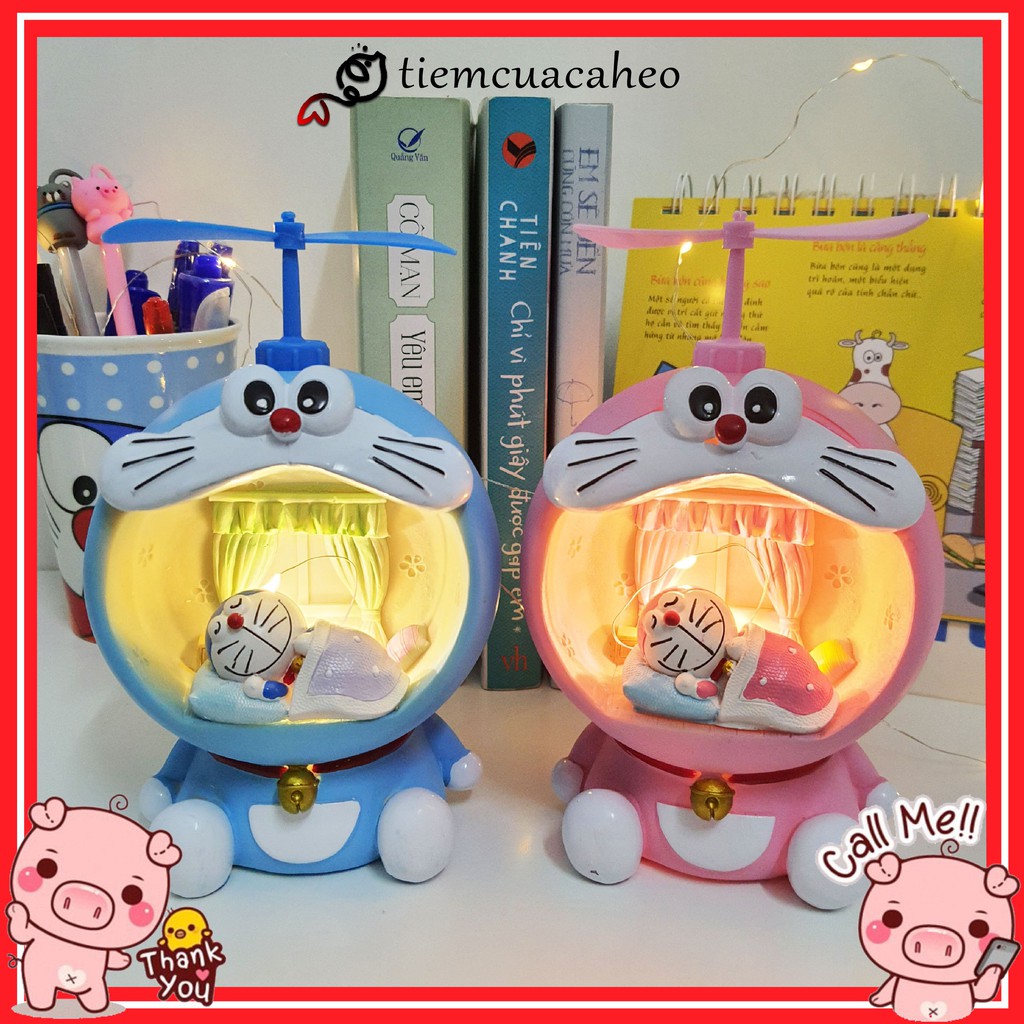 Đèn led, đèn ngủ trang trí,decor Ống Heo Tiết Kiệm Doremon,Doraemon, quà tặng sinh nhật