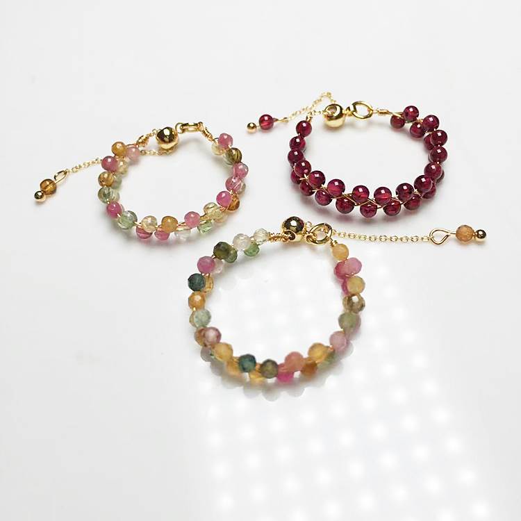 Nhẫn Đan Tay tourmaline