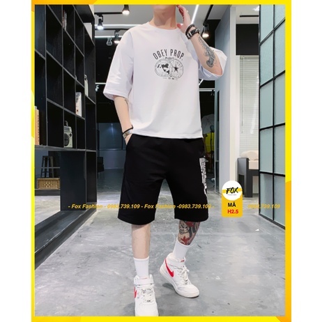 Quần áo nam mùa hè big size 115kg | Bộ nam hè chất thun cotton 100% loại 1| Bộ phông nam tay phong cách Hàn Quốc cao cấp