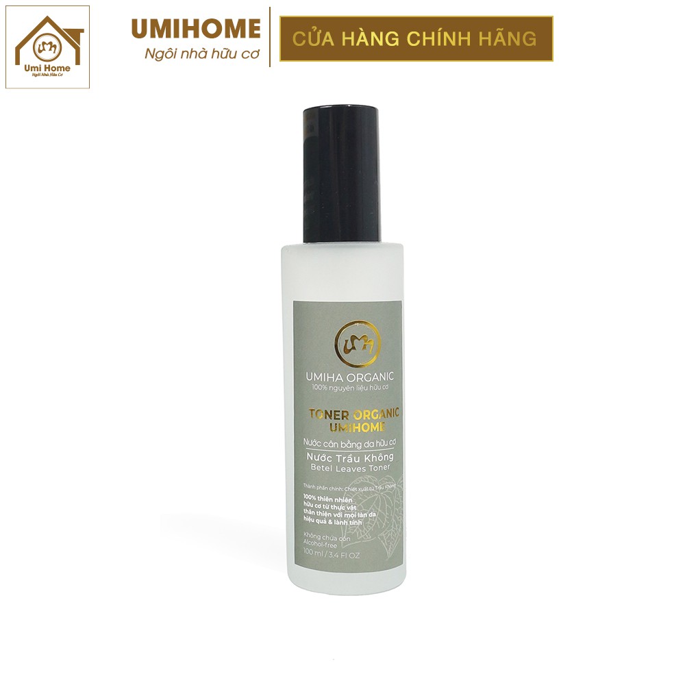 Nước cất lá Trầu Không hữu cơ UMIHOME 50/100ml nguyên chất