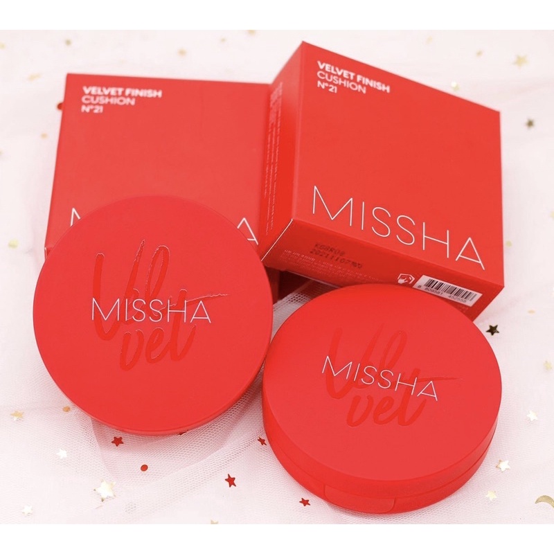 Phấn Nước MISSHA Velvet Finish Cushion SPF50+/PA+++ No 21/No 23 ( mới về ) | BigBuy360 - bigbuy360.vn