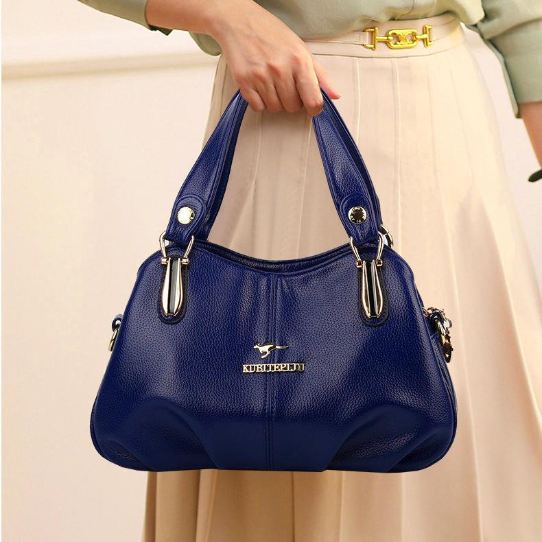 Túi Xách Tay Bằng Da Mềm Thời Trang Cho Phụ Nữ Trung Niên