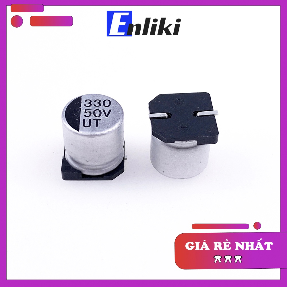 330uF 50V 10x10.2mm Tụ Nhôm