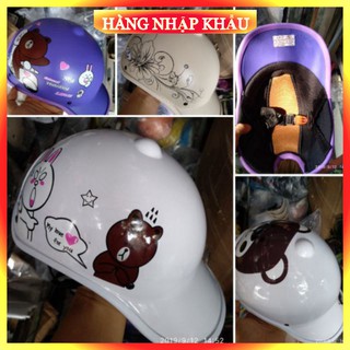 [Sản Phẩm Loại 1] Mũ bảo hiểm thời trang lưỡi trai Nhựa ABS siêu bền, chống va đập tốt