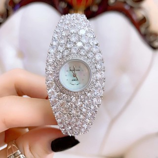 Đồng Hồ Nữ Royal Crown 5312 Dây Đá Trắng