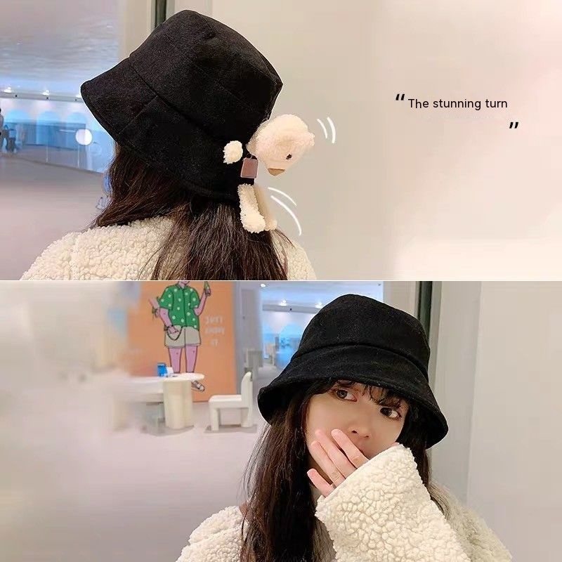 Nón Bucket Che Nắng Họa Tiết Gấu Hoạt Hình Dễ Thương Thời Trang 2022 Cho Nữ