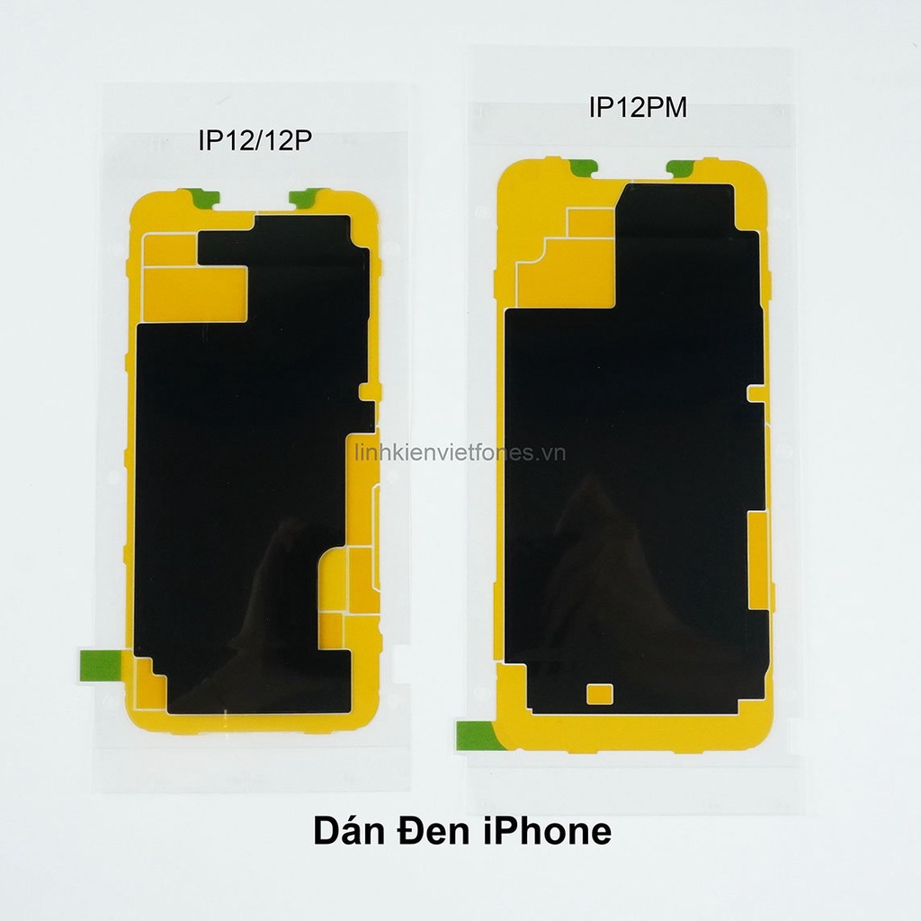 Dán đen màn hình iPhone X đến 12 Pro Max