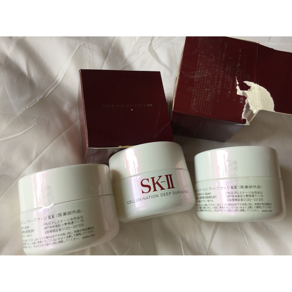 Kem Dưỡng Ẩm Trắng Da SK-II CELLUMINATION DEEP SURGE EX 50g-Hộp rách,Bán Thanh lý