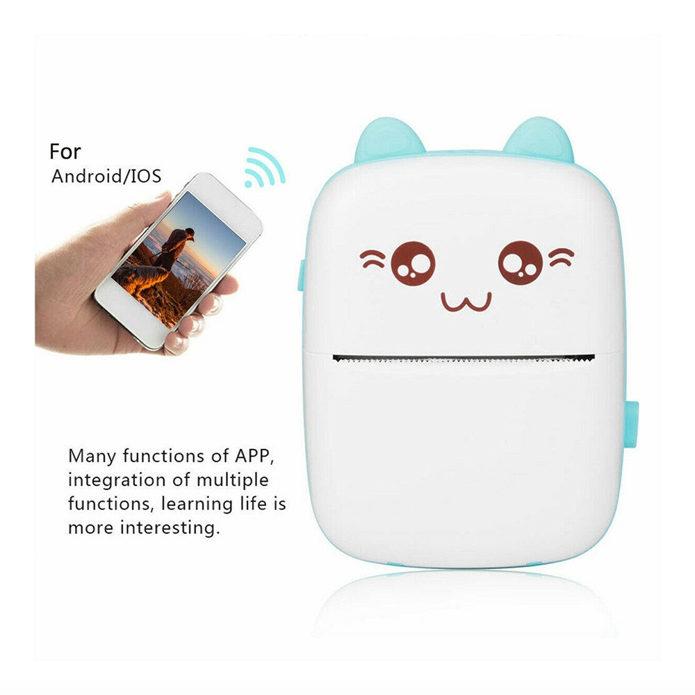 Máy In Nhiệt Mini Không Dây Bluetooth 57Mm Cho Điện Thoại