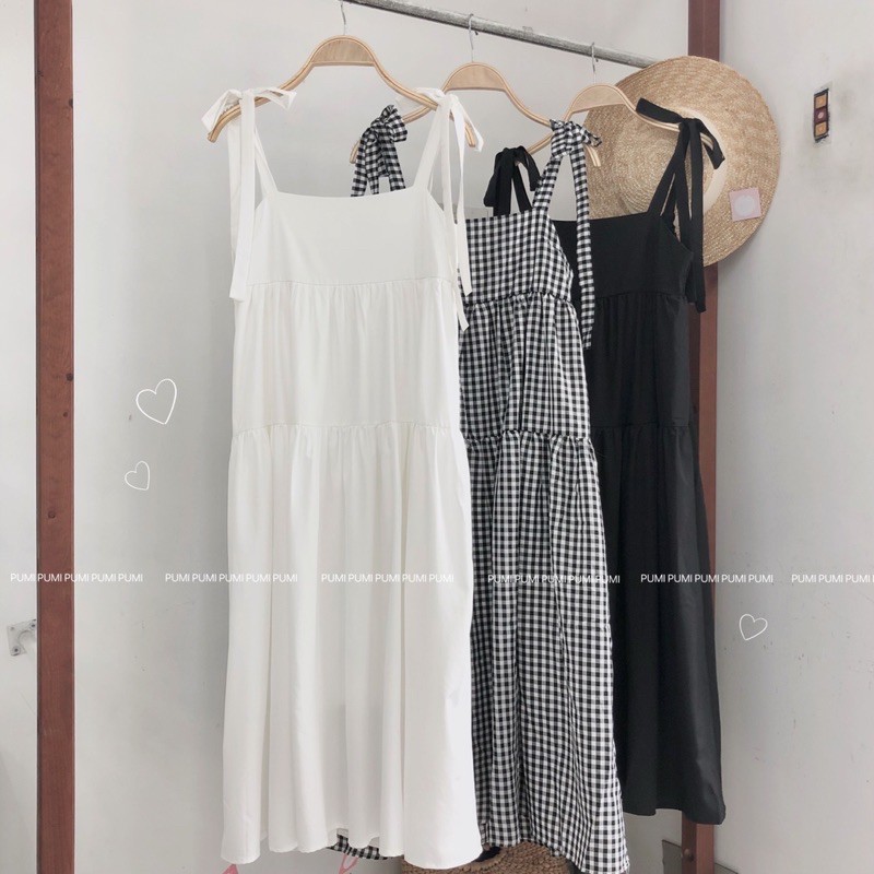 Đầm maxi 2 dây tầng Pumi | BigBuy360 - bigbuy360.vn